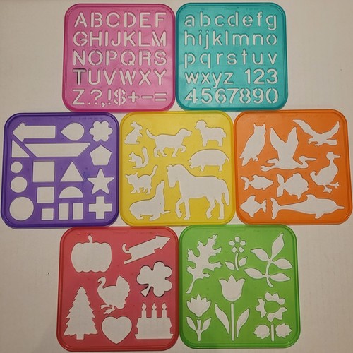 Tupperware stencils vintage - stencils,