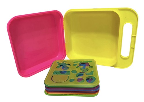 Tupperware pink yellow 10 - ,