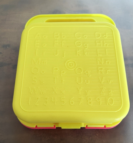 Tupperware alphabet stencil - tupperware,